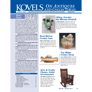 Kovels on Antiques and Collectibles Vol. 37 No. 7 - March 2011