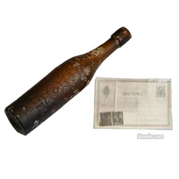 Beer Bottle Found with Oldest Message in a Bottle