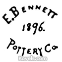 E.BENNETT in upward arc, POTTERY CO. underneath in downward arc, 1896. between, letters in all capitals with large initials