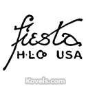 fiesta in stylized lowercase script, H-L-Co USA in small capitals underneath