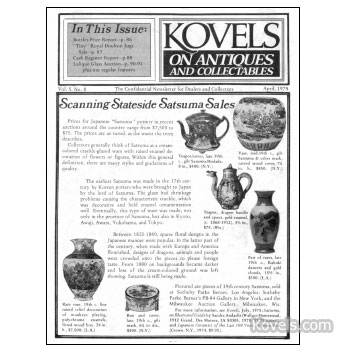 Kovels on Antiques and Collectibles Vol.  5 No.  8 - April 1979