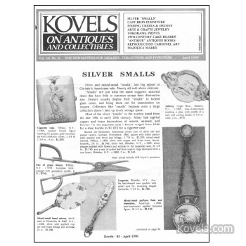 Kovels on Antiques and Collectibles Vol. 16 No.  8 - April 1990