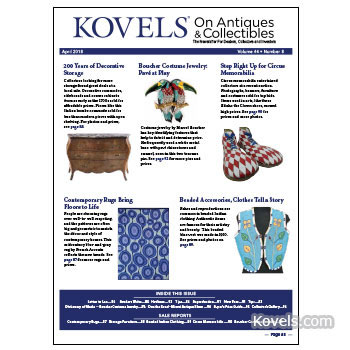 Kovels on Antiques & Collectibles Vol. 44 No. 8 – April 2018