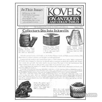 Kovels on Antiques and Collectibles Vol.  4 No. 12 - August 1978
