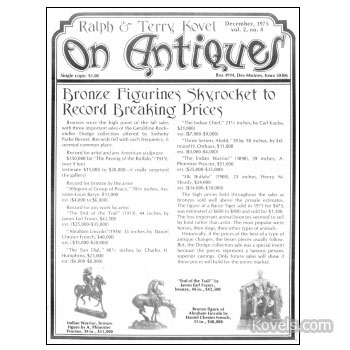 Kovels on Antiques and Collectibles Vol.  2 No.  4 - December 1975