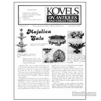 Kovels on Antiques and Collectibles Vol. 10 No.  4 - December 1983