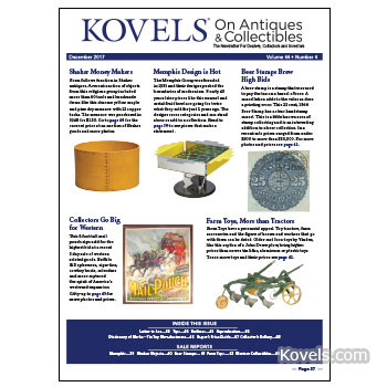 Kovels on Antiques & Collectibles Vol. 44 No. 4 – December 2017
