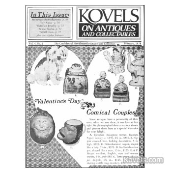 Kovels on Antiques and Collectibles Vol.  4 No.  6 - February 1978