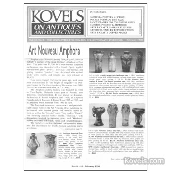 Kovels on Antiques and Collectibles Vol. 16 No.  6 - February 1990