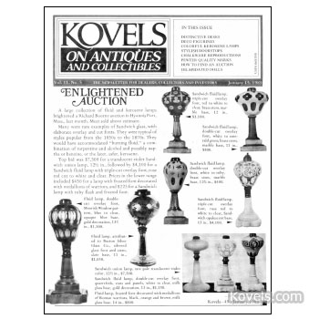 Kovels on Antiques and Collectibles Vol. 11  No.  5 - January 1985