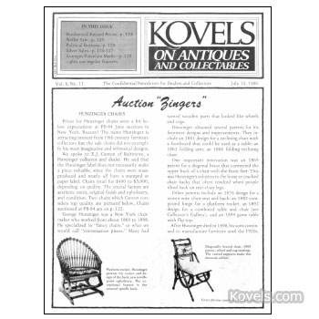 Kovels on Antiques and Collectibles Vol.  6 No. 11 - July 1980