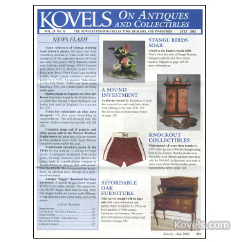 Kovels on Antiques and Collectibles Vol. 28 No. 11 - July 2002