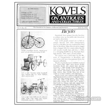 Kovels on Antiques and Collectibles Vol.  9 No. 10 - June 1983