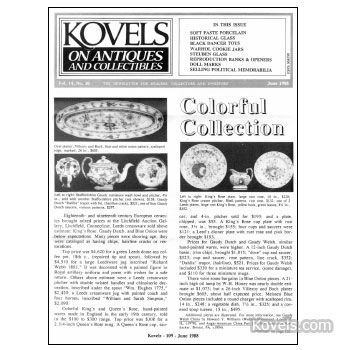 Kovels on Antiques and Collectibles Vol. 14 No. 10 - June 1988