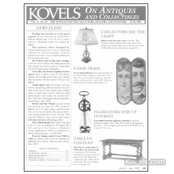 Kovels on Antiques and Collectibles Vol. 21  No. 10 - June 1995