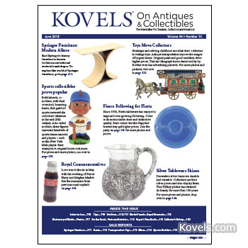 Kovels on Antiques & Collectibles June 2018 Newsletter Available