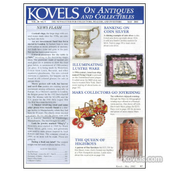 Kovels on Antiques and Collectibles Vol. 28 No.  9 - May 2002