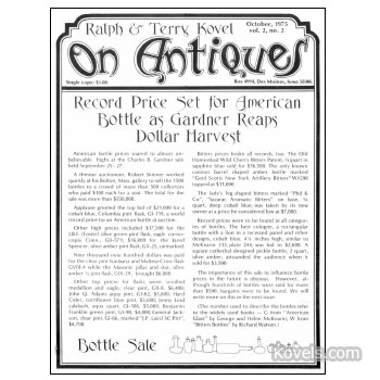 Kovels on Antiques and Collectibles Vol.  2 No.  2 - October 1975