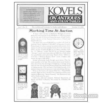 Kovels on Antiques and Collectibles Vol.  7 No.  2 - October 1980