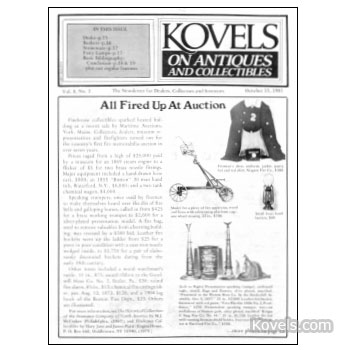 Kovels on Antiques and Collectibles Vol.  8 No.  2 - October 1981