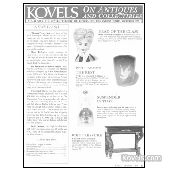 Kovels on Antiques and Collectibles Vol. 22 No.  2 - October 1995