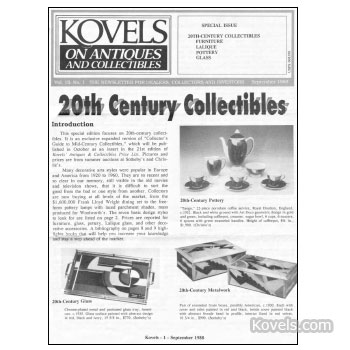 Kovels on Antiques and Collectibles Vol. 15  No.  1 - September 1988