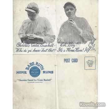 Babe Ruth Postcard