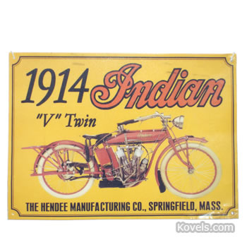 Indian Motorcycle Advertising Sign