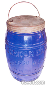American Eagle Tobacco Jar