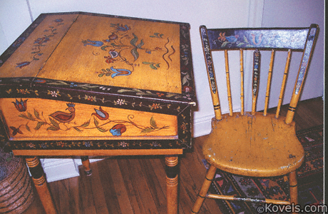 Schoolmaster's Desk & Chair