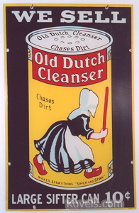 Dutch Cleanser Sign