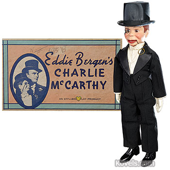 vintage charlie mccarthy doll