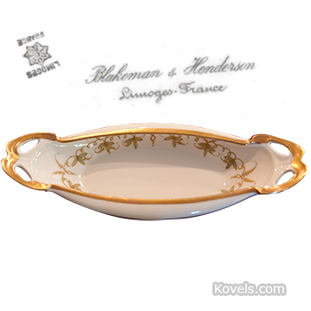 Blakeman & Henderson Limoges dish