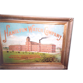 Hamilton Watch Company Sign