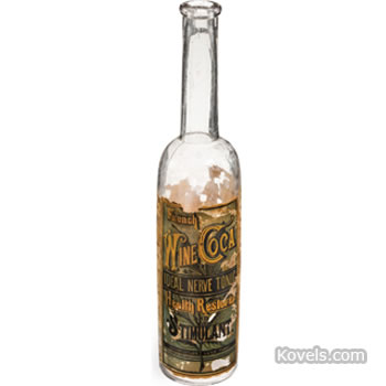 French Wine Coca Bottle