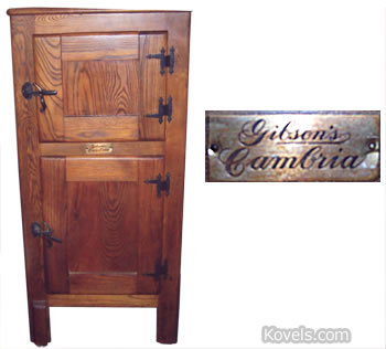 Gibson's Cambria Oak Icebox