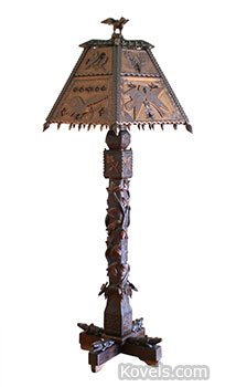 Folk Art Lamp