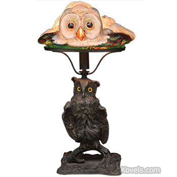 Pairpoint Puffy Owl Lamp Sells for $77,025