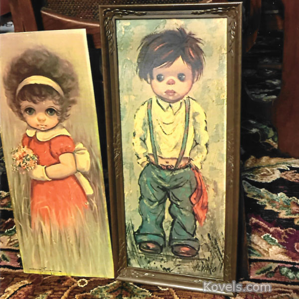 Children with Big Eyes Paintings – Kovels