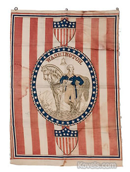 Kovels.com Item of the Week February 20, 2012: George Washington Banner