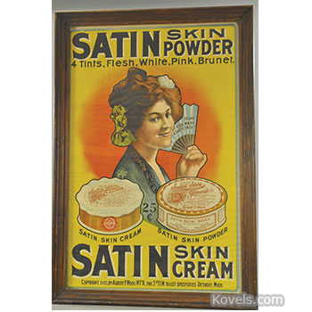 Satin Skin Cream Sign