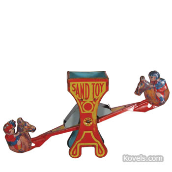 Sand-Powered Tin Toys