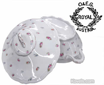 O. & E.G. Royal Austria Serving Dish