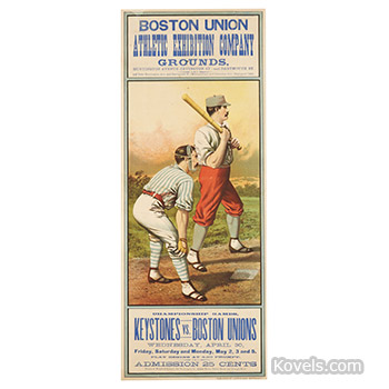 1884 Baseball Poster