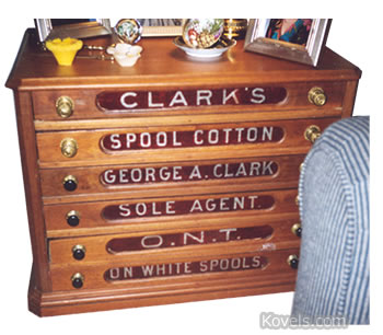 Clark's Spool Cabinet