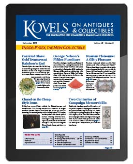 Kovels on Antiques and Collectibles Vol. 42 No. 3 – November 2015