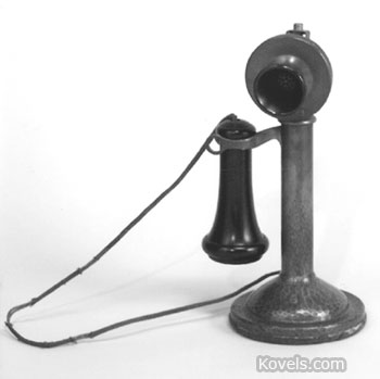 1910 Telephone With Roycroft Copper Cover