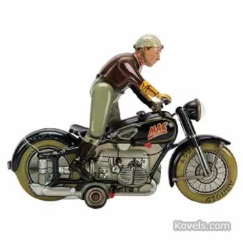 Tin Motorcycles: Toys with Tricks