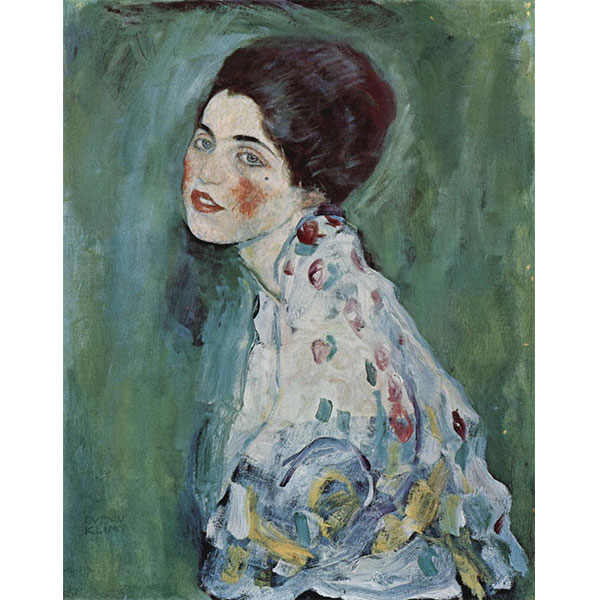 portrait of a lady painting by gustav klimt