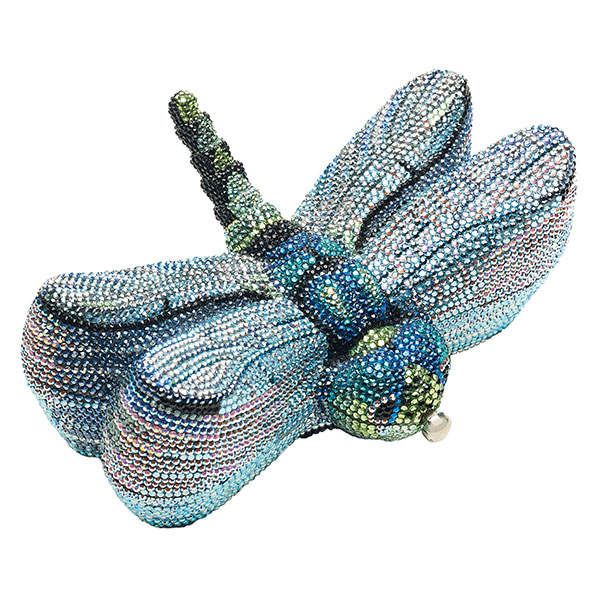 Judith Leiber Blue Dragonfly minaudière